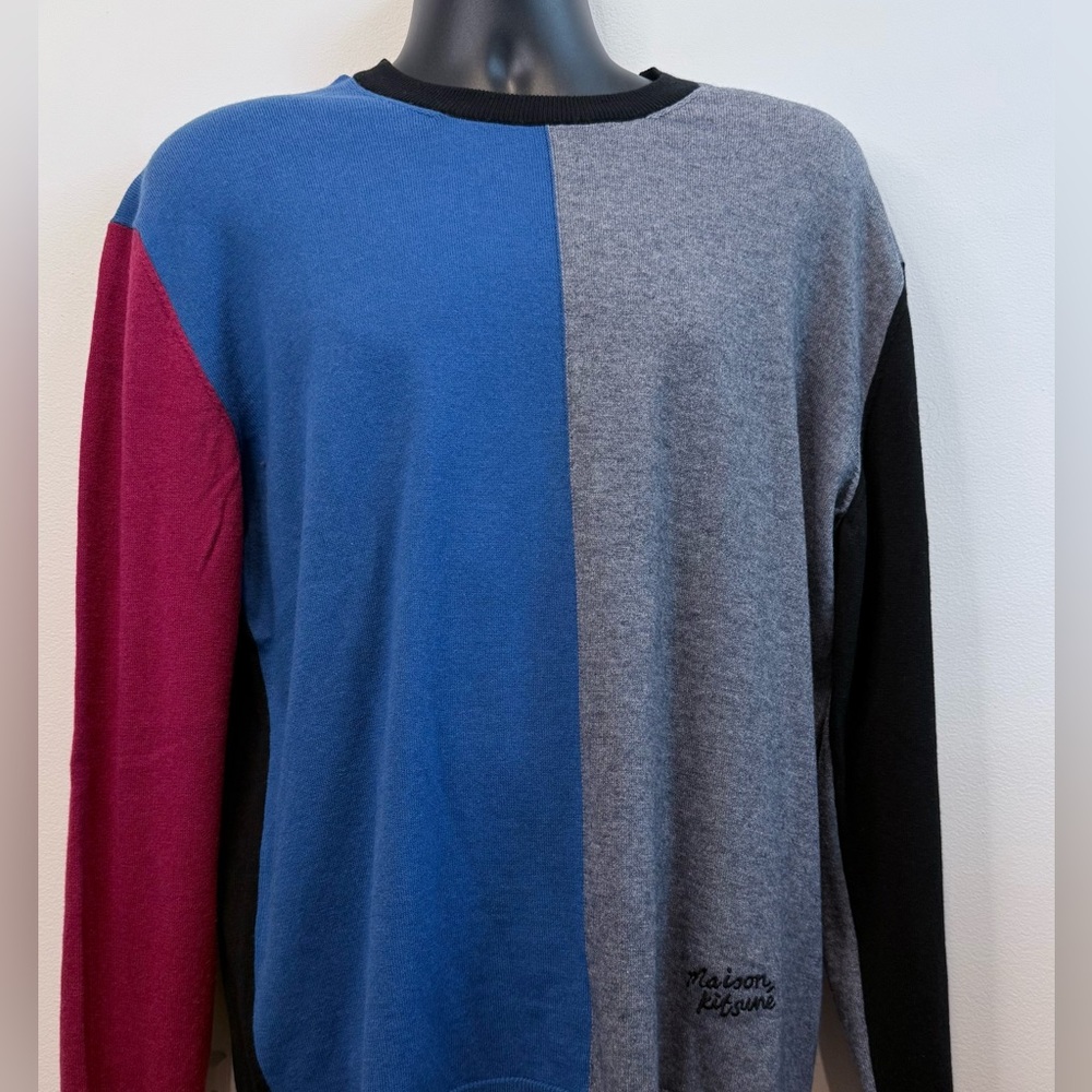 Maison Kitsune Merino Wool Sweater